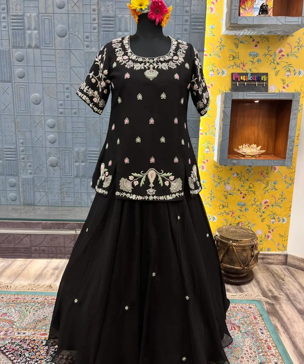 Black Indian Traditional Wear