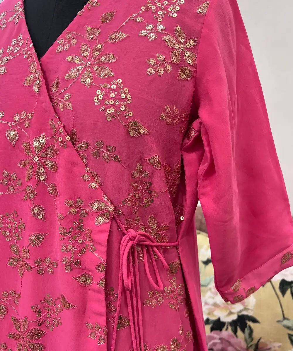 Pink Kurta set - Image 4