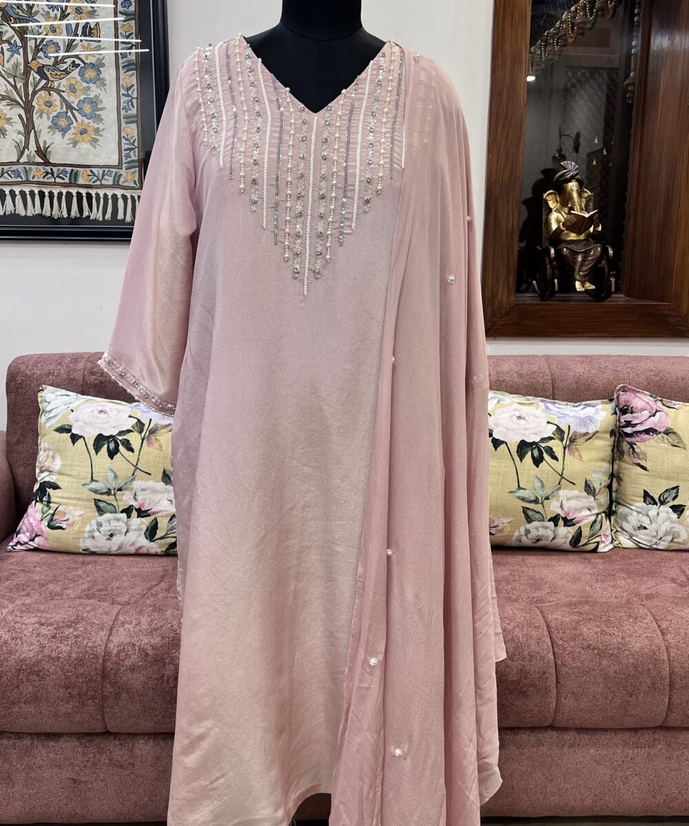 Peach Kurta set