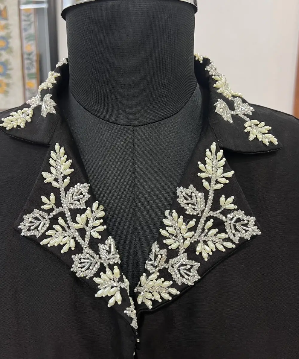 Black Kurta -Pant Set - Image 2