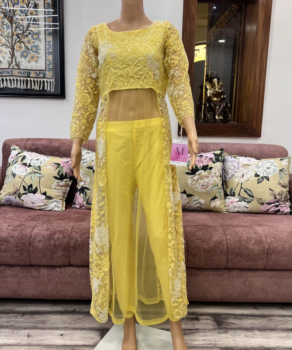 Yellow Indo-Western