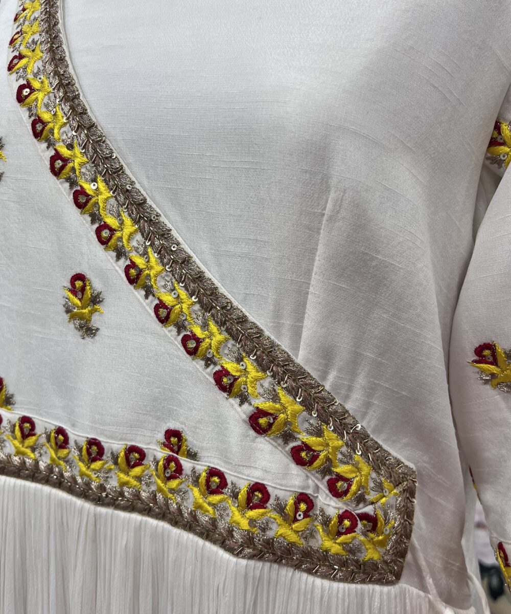 White Traditional Dress - Image 5