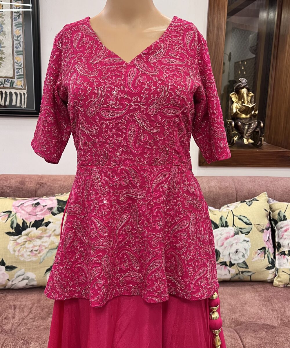 Preety Pink Indo-Western - Image 3