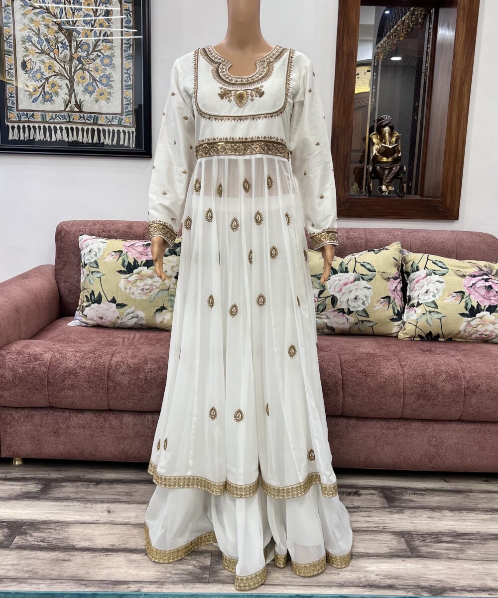 White Ethnic Wear - Image 6