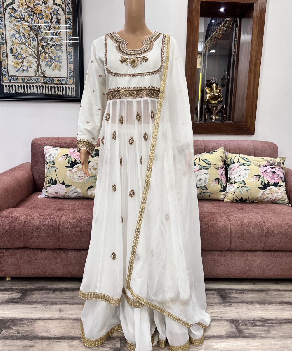 White Ethnic Wear - Image 5